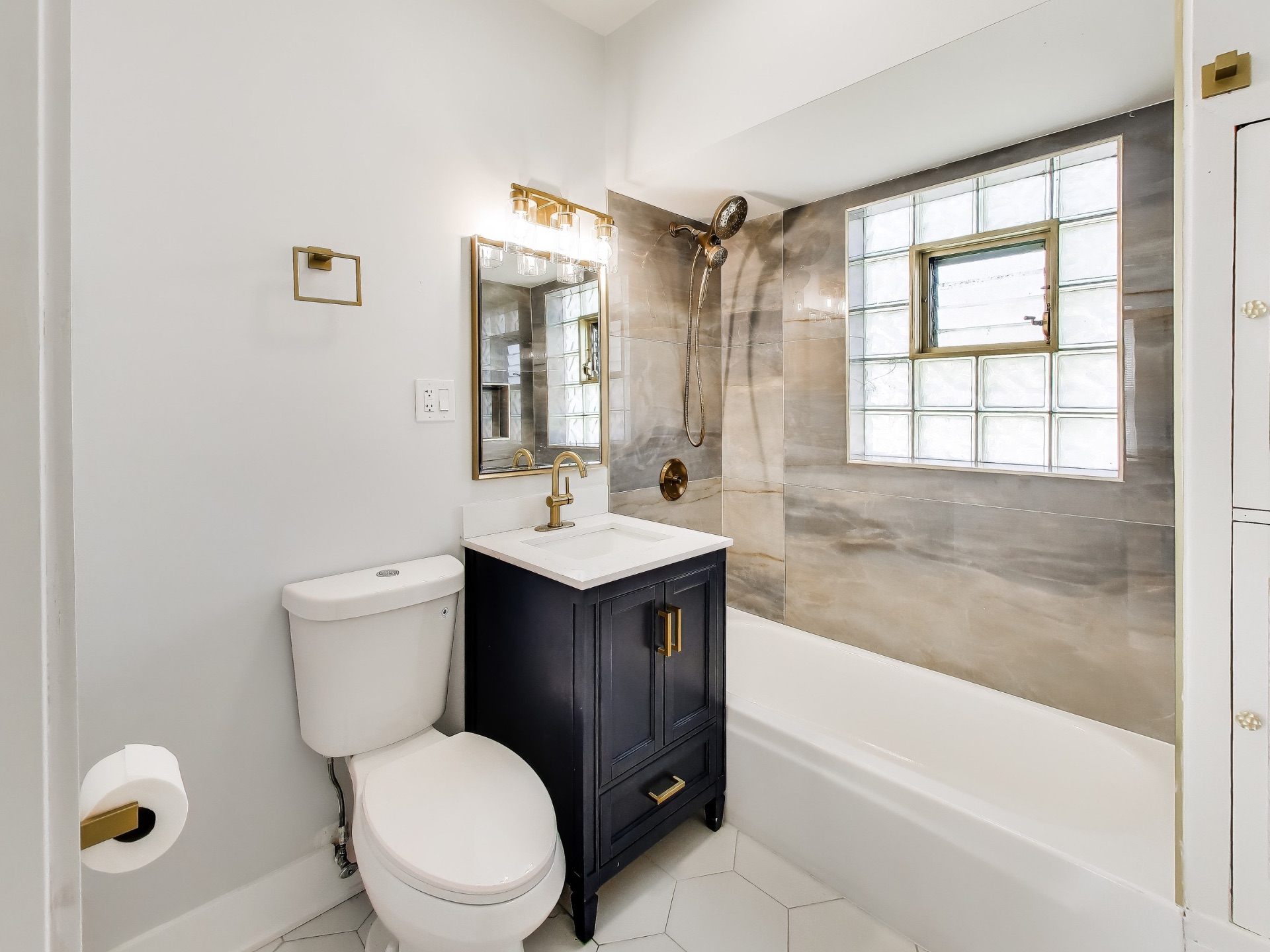 Bathroom renovation — after