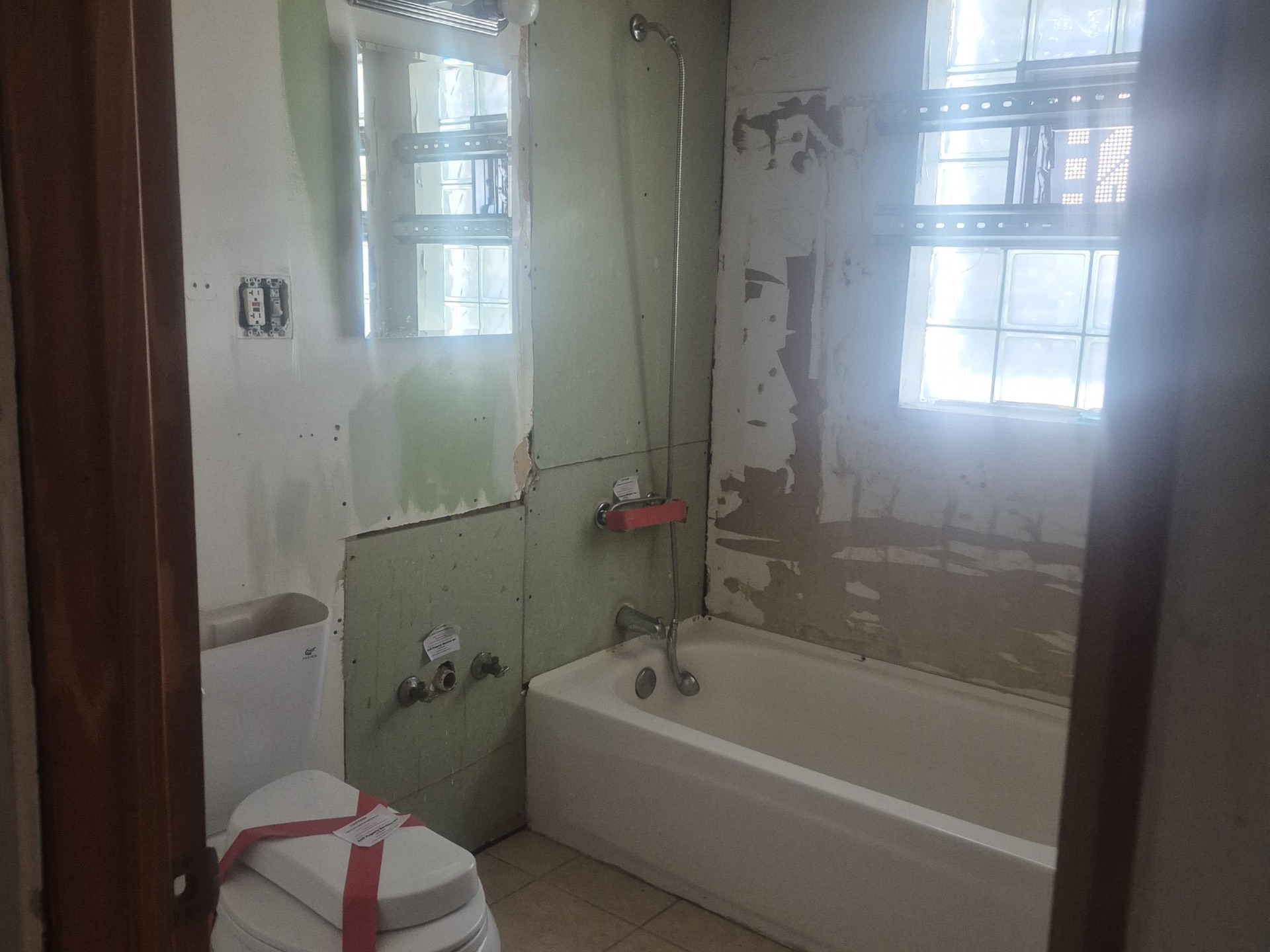 Bathroom renovation — before